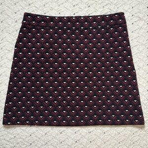 Ann Taylor LOFT A-Line Jacquard Skirt